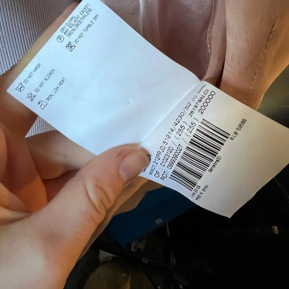 NWT Burberry Pink Linen Blazer, size 52 - Picture 11 of 11